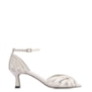 Peep Toe Couro Lezard Off White - imagem 2