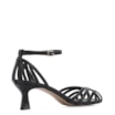 Peep Toe Couro Lezard Preto - imagem 3