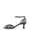Peep Toe Couro Lezard Preto - imagem 4
