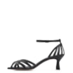 Peep Toe Couro Lezard Preto - imagem 4