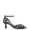 Peep Toe Couro Lezard Preto - imagem 1