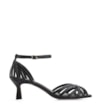 Peep Toe Couro Lezard Preto - imagem 2