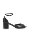 Peep Toe Couro Lezard Preto - imagem 3