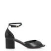 Peep Toe Couro Lezard Preto - imagem 3