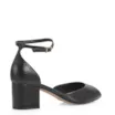 Peep Toe Couro Lezard Preto - imagem 4