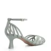 Peep Toe Couro Lezard Verde - imagem 3