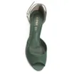 Peep Toe Couro Lezard Verde - imagem 6