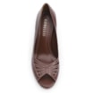 Peep Toe Couro Marrom - imagem 5