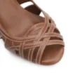Peep Toe Couro Marrom - imagem 6