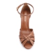 Peep Toe Couro Marrom - imagem 5