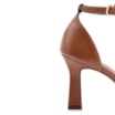Peep Toe Couro Marrom - imagem 7