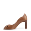 Peep Toe Couro Marrom - imagem 4