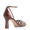 Peep Toe Couro Marrom - imagem 3
