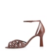 Peep Toe Couro Marrom - imagem 4