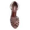 Peep Toe Couro Marrom - imagem 5