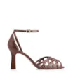 Peep Toe Couro Marrom - imagem 2