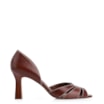 Peep Toe Couro Marrom - imagem 2