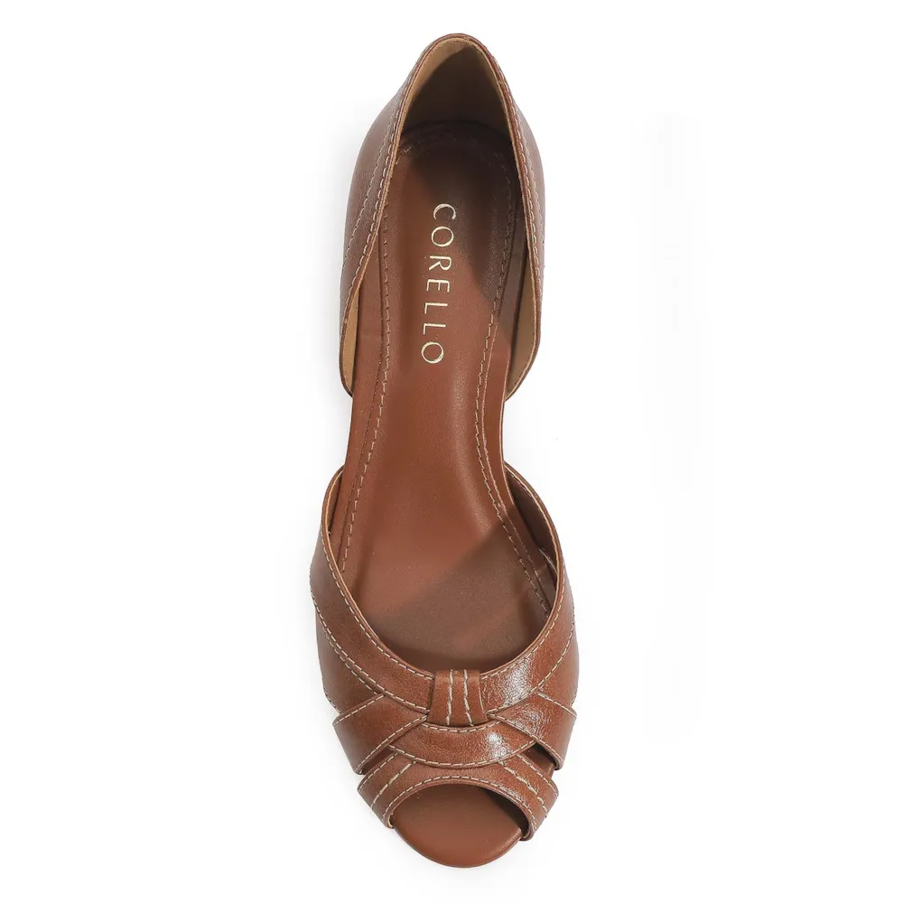 Peep Toe Couro Marrom - imagem 5