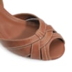 Peep Toe Couro Marrom - imagem 6