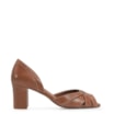 Peep Toe Couro Marrom - imagem 2