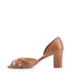 Peep Toe Couro Marrom - imagem 4