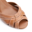 Peep Toe Couro Marrom - imagem 6