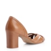 Peep Toe Couro Marrom - imagem 3
