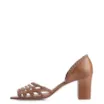 Peep Toe Couro Marrom - imagem 4
