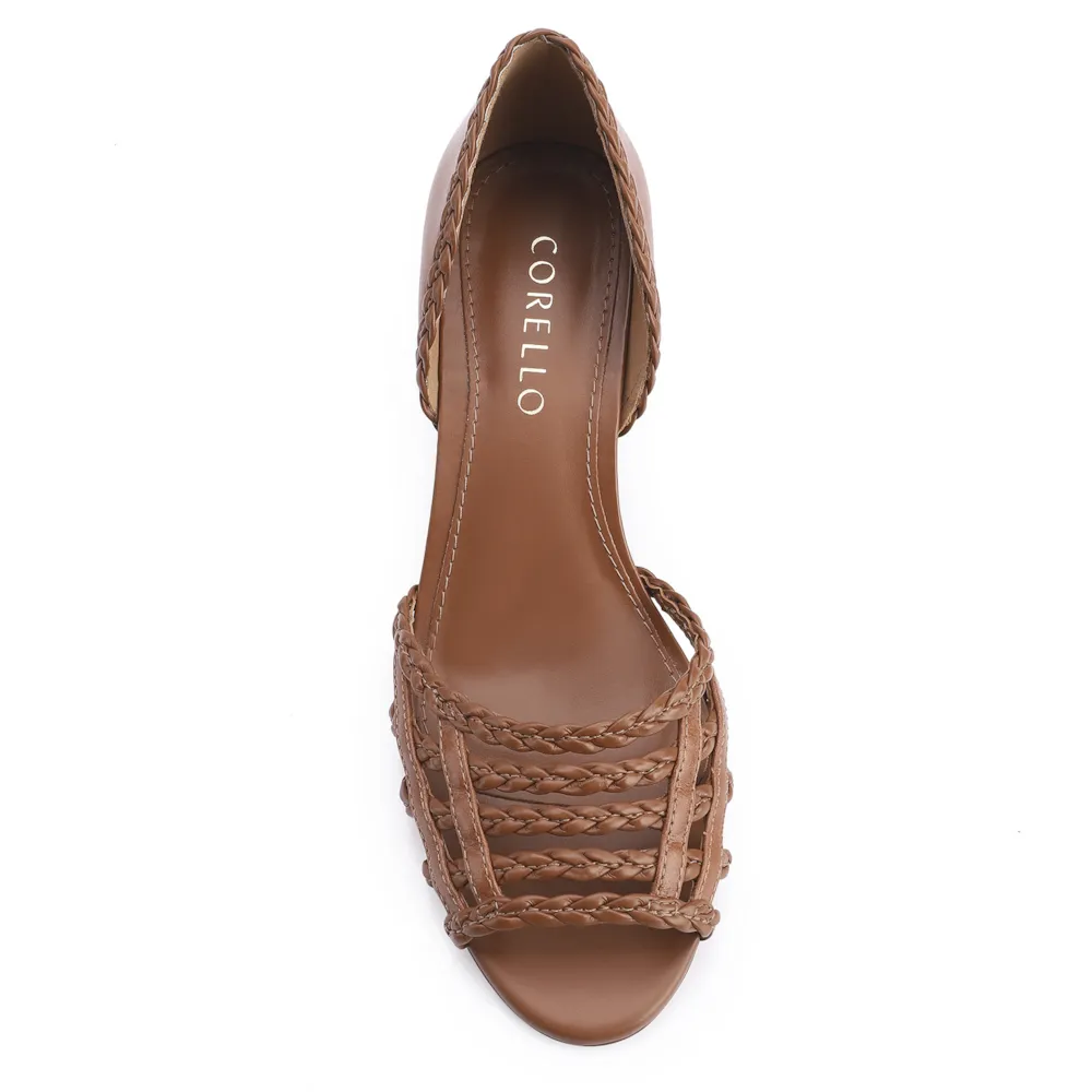 Peep Toe Couro Marrom - imagem 5