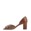 Peep Toe Couro Marrom - imagem 4