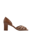 Peep Toe Couro Marrom - imagem 2
