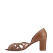 Peep Toe Couro Marrom - imagem 4