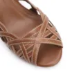 Peep Toe Couro Marrom - imagem 6