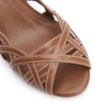 Peep Toe Couro Marrom - imagem 6