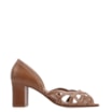 Peep Toe Couro Marrom - imagem 2