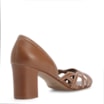 Peep Toe Couro Marrom - imagem 3