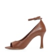 Peep Toe Couro Marrom - imagem 5