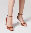 Peep Toe Couro Marrom - imagem 2