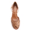 Peep Toe Couro Marrom/Alt Marrom - imagem 5