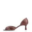 Peep Toe Couro Marrom/Alt Marrom Claro - imagem 4