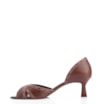 Peep Toe Couro Marrom/Alt Marrom Claro - imagem 4