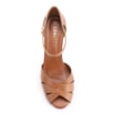 Peep Toe Couro Marrom Claro - imagem 5