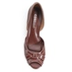 Peep Toe Couro Marrom Escuro - imagem 5