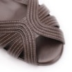 Peep Toe Couro Marrom Escuro - imagem 7