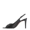 Peep Toe Couro New Lezard Preto/Couro Preto - imagem 4