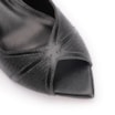 Peep Toe Couro New Lezard Preto/Couro Preto - imagem 6