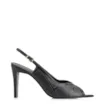 Peep Toe Couro New Lezard Preto/Couro Preto - imagem 2