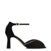 Peep Toe Couro Nobuck Preto - imagem 3