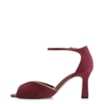 Peep Toe Couro Nobuck Vinho - imagem 5