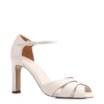 Peep Toe Couro Off White - imagem 1